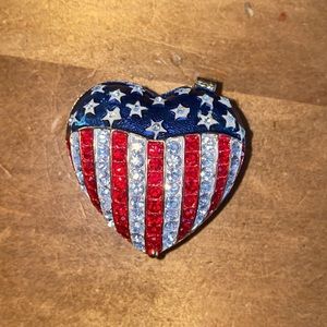 Patriotic heart box